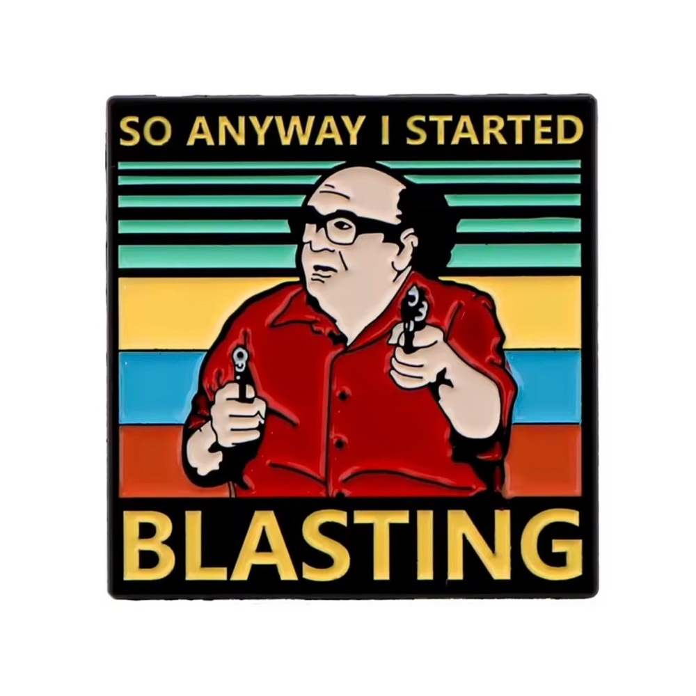 Retro Style Funny It’s Always Sunny in Philadelphia TV Show Enamel Pin
